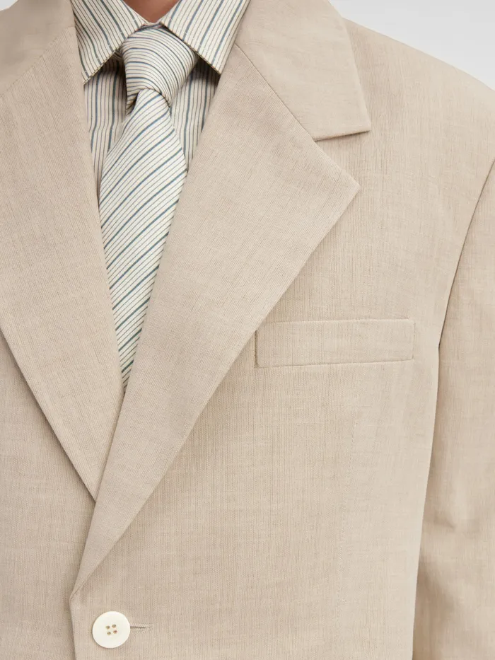 JACQUEMUS Suits Soft Blazer Beige 8211 Men