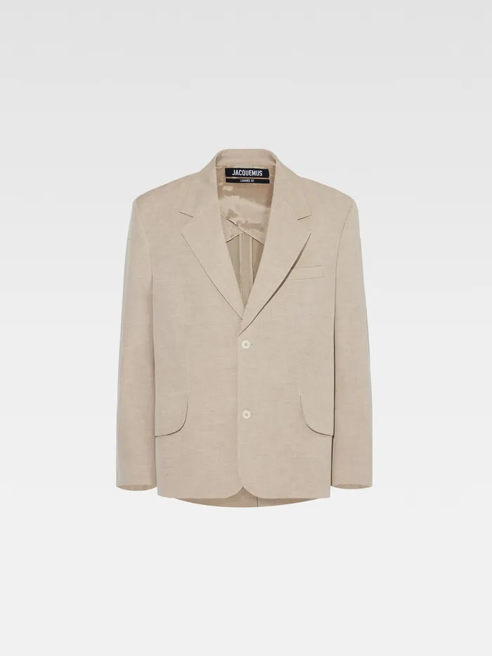 JACQUEMUS Suits Soft Blazer Beige 8211 Men