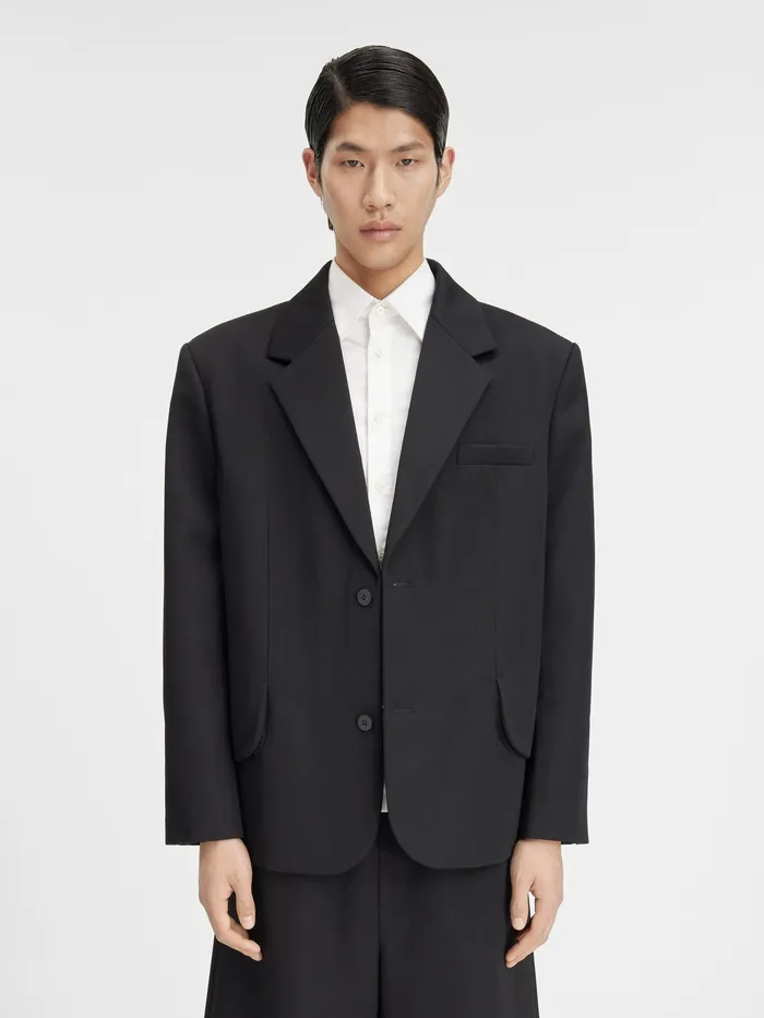 JACQUEMUS Suits Soft Blazer Jacquard Pinstripe Black 8211 Men