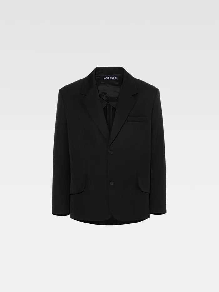 JACQUEMUS Suits Soft Blazer Jacquard Pinstripe Black 8211 Men