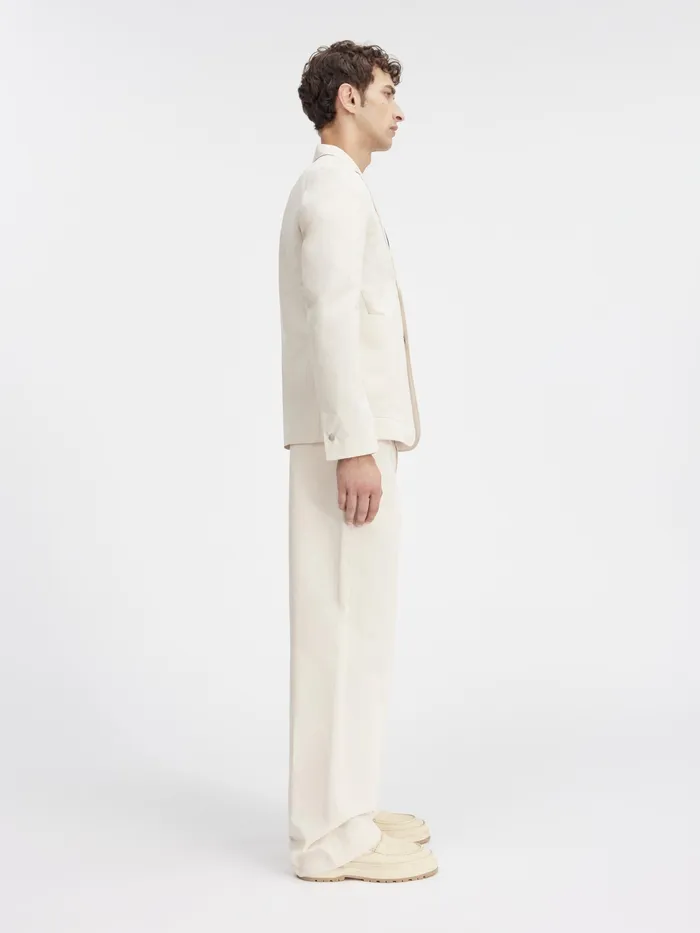 JACQUEMUS Suits Workwear Blazer Beige 8211 Men