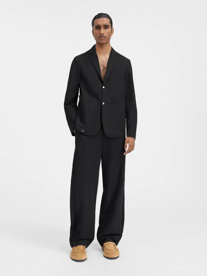 JACQUEMUS Suits Workwear Blazer Black 8211 Men