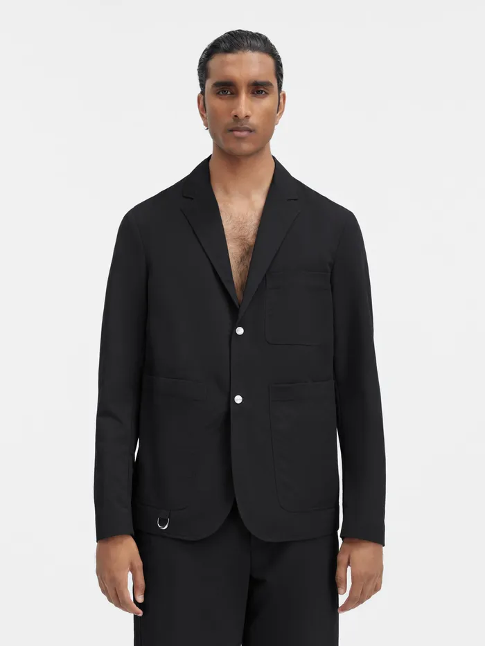 JACQUEMUS Suits Workwear Blazer Black 8211 Men