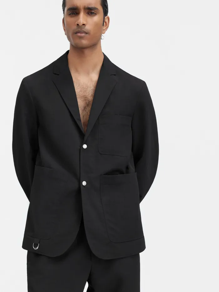 JACQUEMUS Suits Workwear Blazer Black 8211 Men
