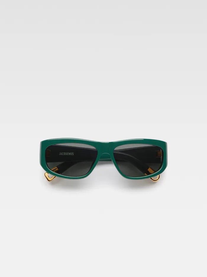 JACQUEMUS Sunglasses DFrame Sunglasses Dark Green 8211 Women