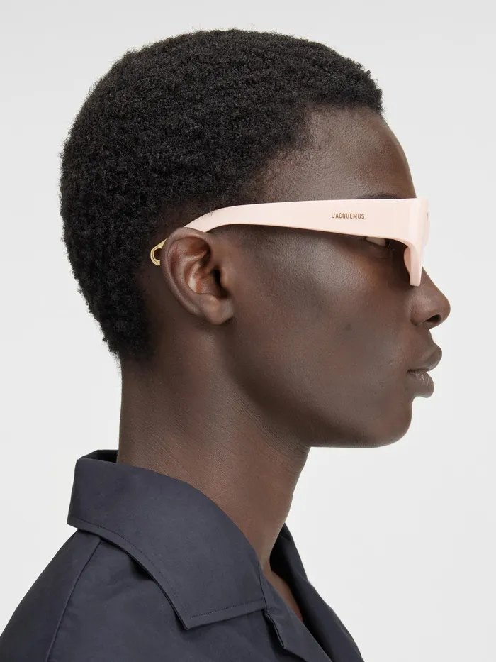 JACQUEMUS Sunglasses DFrame Sunglasses Light Beige 8211 Women