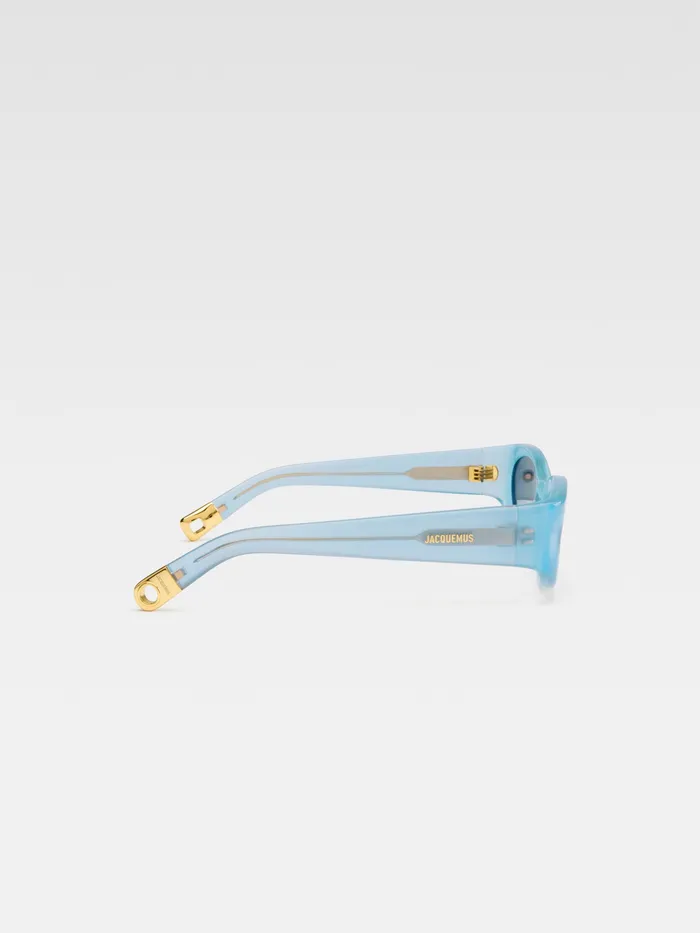 JACQUEMUS Sunglasses Oval Sunglasses Light Blue 8211 Women