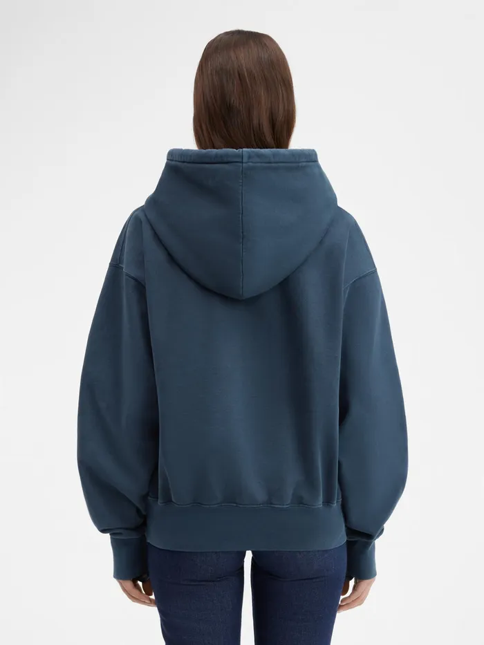 JACQUEMUS Sweatshirts and Joggings Clay Logo Hoodie Dark Navy 8211 Women