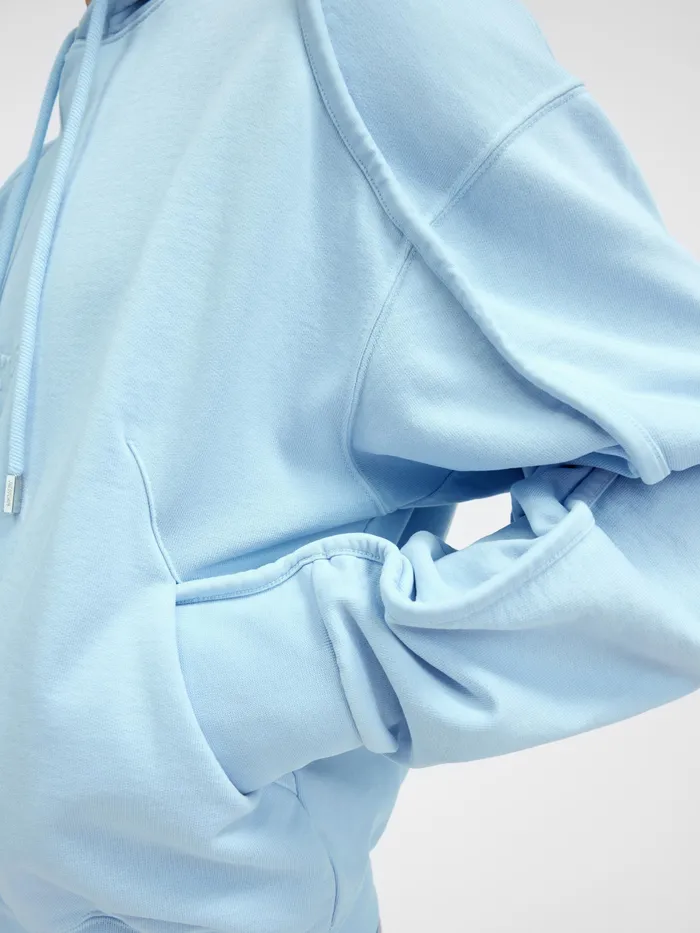 JACQUEMUS Sweatshirts and Joggings Clay Logo Hoodie Light Blue 8211 Men