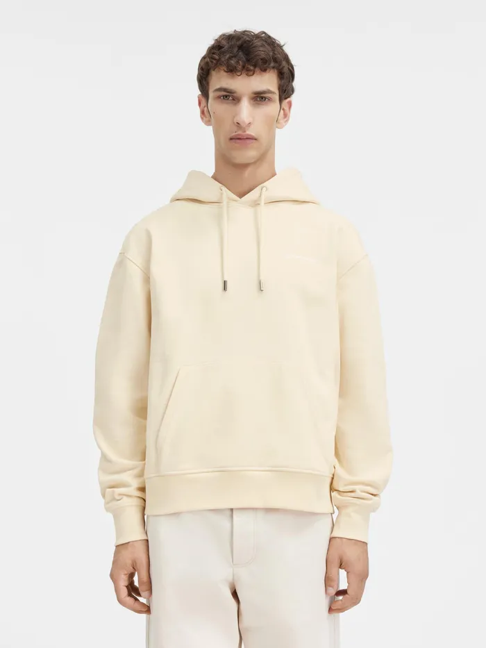JACQUEMUS Sweatshirts and Joggings Embroidered Logo Hoodie Beige 8211 Women