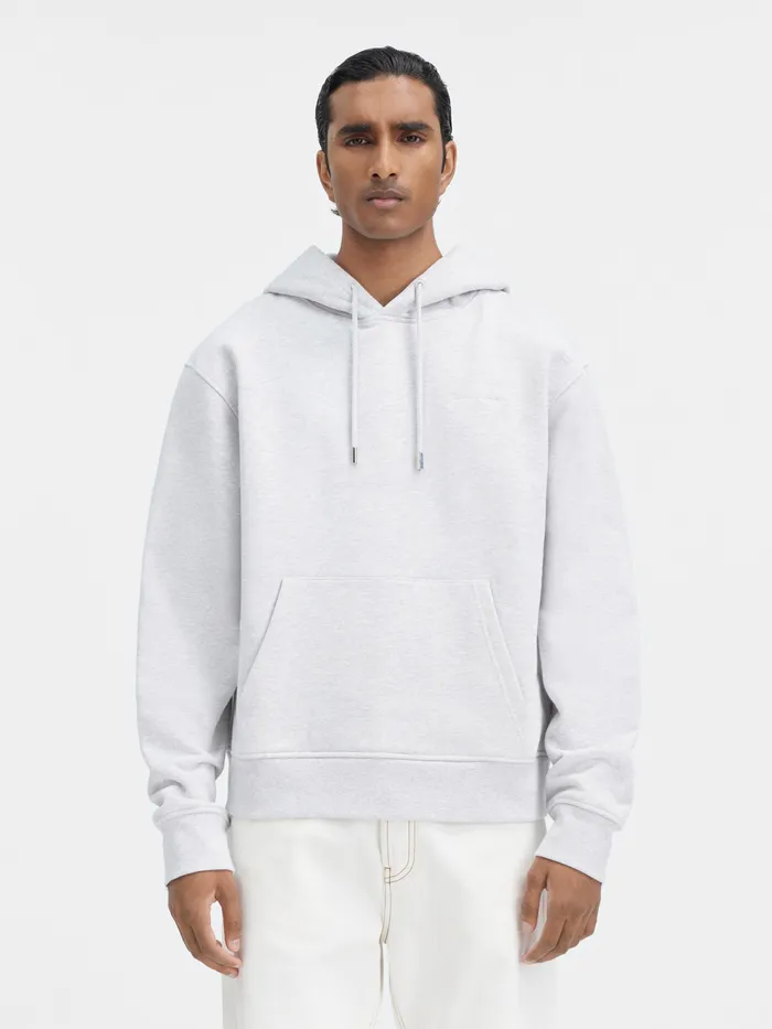 JACQUEMUS Sweatshirts and Joggings Embroidered Logo Hoodie Grey 2 8211 Women
