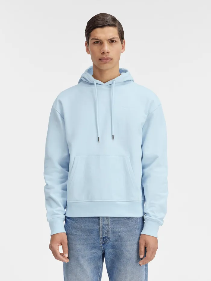 JACQUEMUS Sweatshirts and Joggings Embroidered Logo Hoodie Light Blue 8211 Women