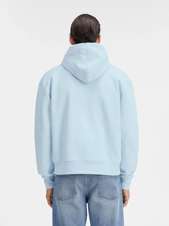 JACQUEMUS Sweatshirts and Joggings Embroidered Logo Hoodie Light Blue 8211 Women