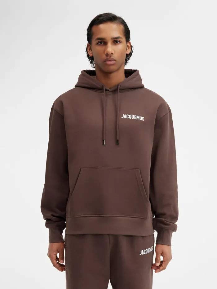 JACQUEMUS Sweatshirts and Joggings Hooded Sweatshirt Brown 8211 Men