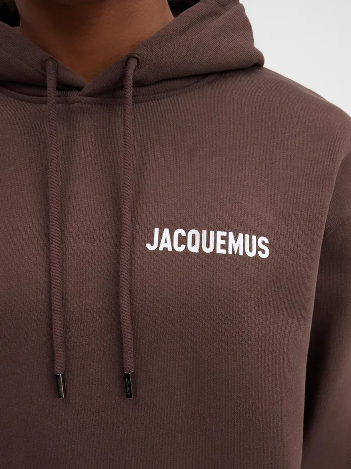 JACQUEMUS Sweatshirts and Joggings Hooded Sweatshirt Brown 8211 Men
