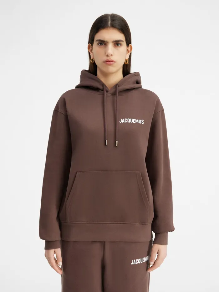 JACQUEMUS Sweatshirts and Joggings Hooded Sweatshirt Brown 8211 Men