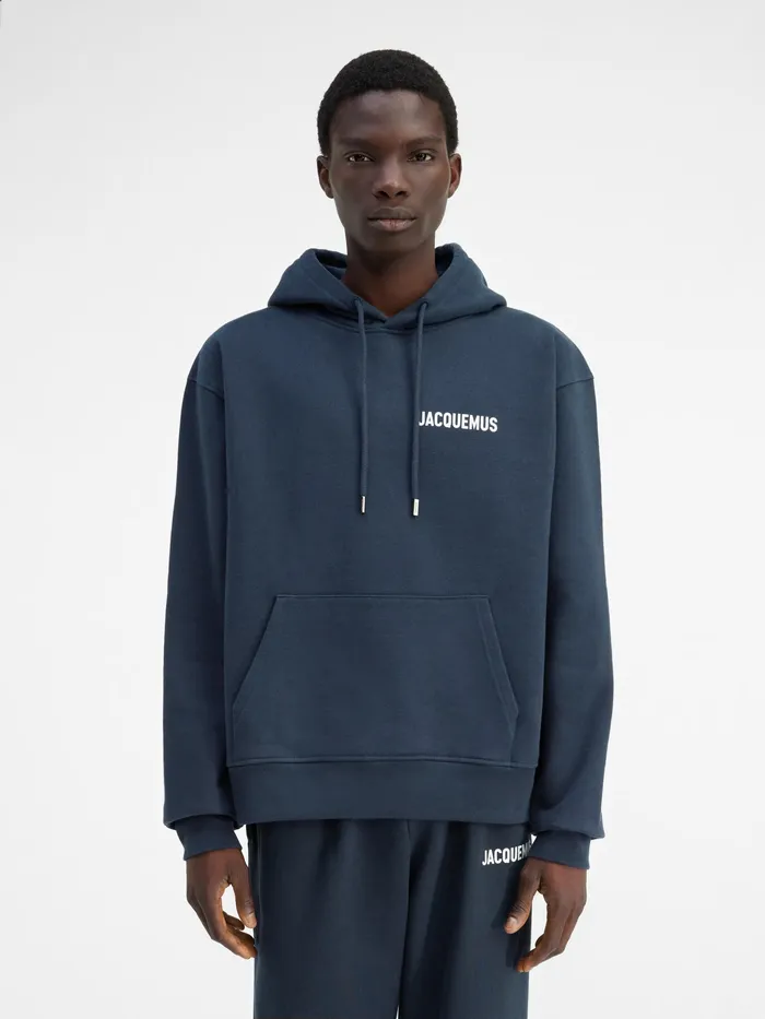 JACQUEMUS Sweatshirts and Joggings Hooded Sweatshirt Dark Navy 8211 Men