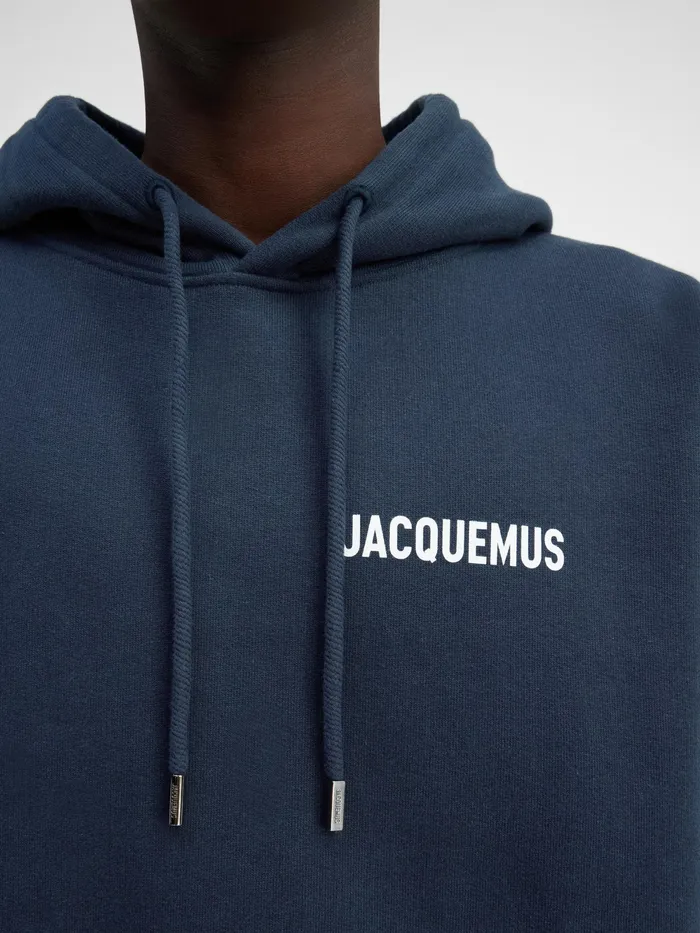 JACQUEMUS Sweatshirts and Joggings Hooded Sweatshirt Dark Navy 8211 Men
