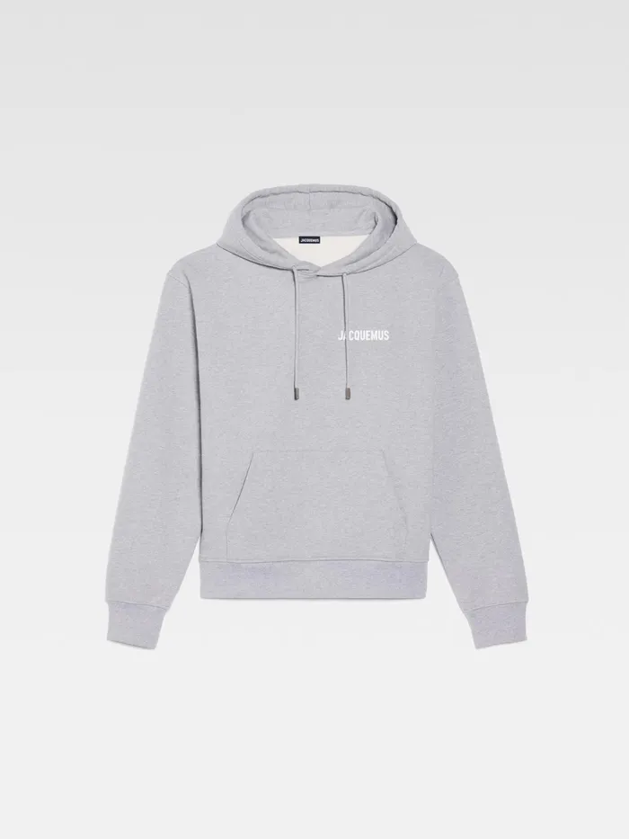 JACQUEMUS Sweatshirts and Joggings Hooded Sweatshirt Grey 8211 Men