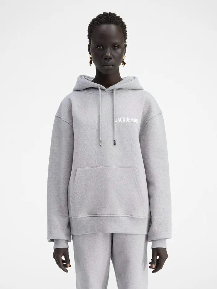 JACQUEMUS Sweatshirts and Joggings Hooded Sweatshirt Grey 8211 Men