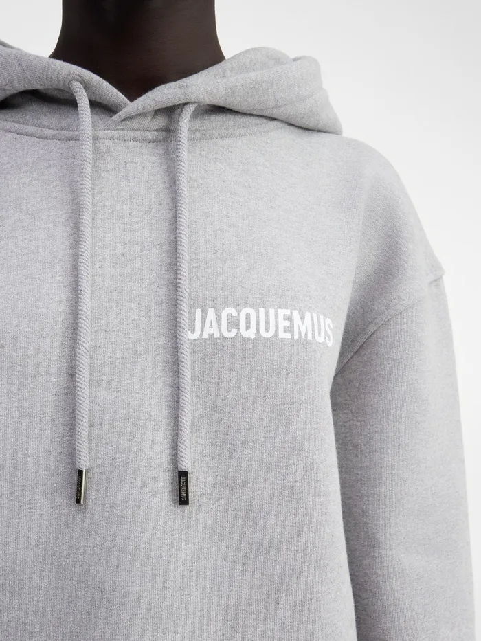JACQUEMUS Sweatshirts and Joggings Hooded Sweatshirt Grey 8211 Men