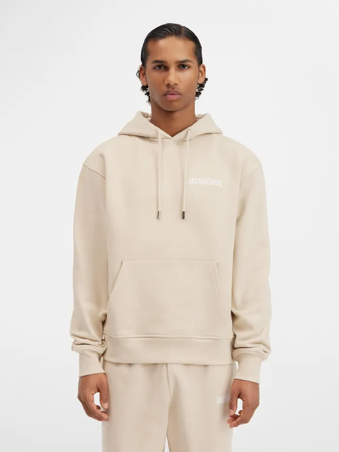JACQUEMUS Sweatshirts and Joggings Hooded Sweatshirt Light Beige 8211 Women