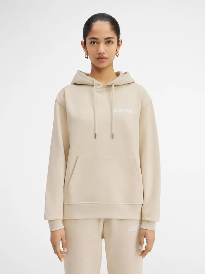 JACQUEMUS Sweatshirts and Joggings Hooded Sweatshirt Light Beige 8211 Women