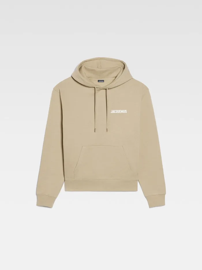 JACQUEMUS Sweatshirts and Joggings Hooded Sweatshirt Light Khaki 8211 Women
