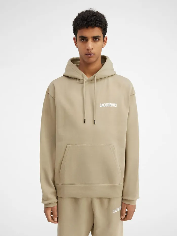 JACQUEMUS Sweatshirts and Joggings Hooded Sweatshirt Light Khaki 8211 Women