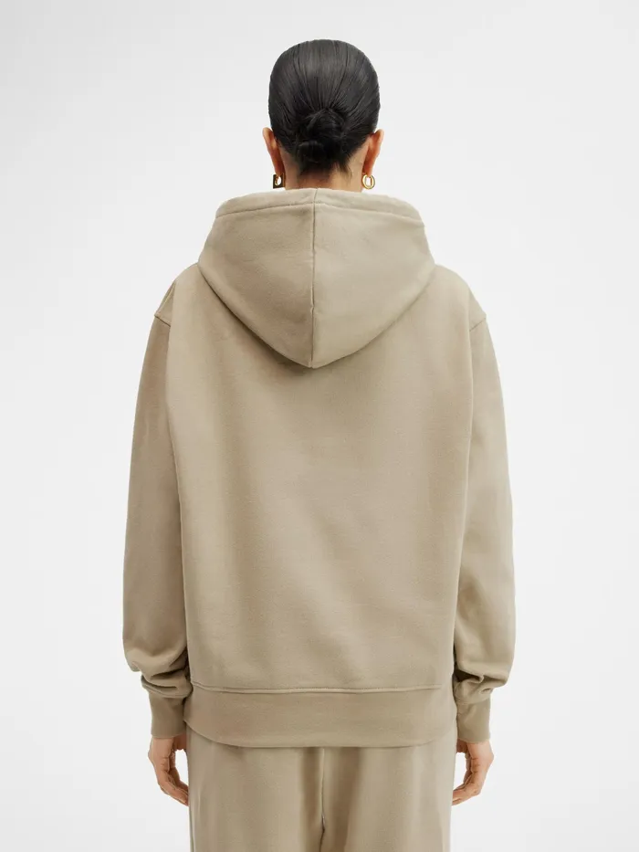 JACQUEMUS Sweatshirts and Joggings Hooded Sweatshirt Light Khaki 8211 Women