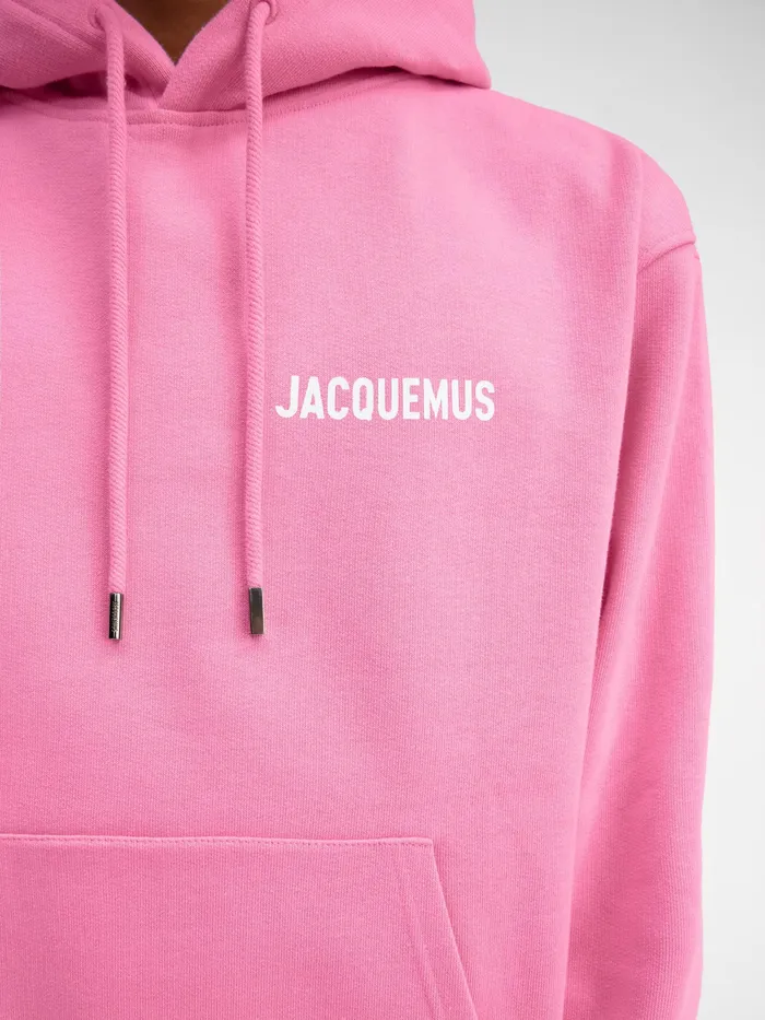 JACQUEMUS Sweatshirts and Joggings Hooded Sweatshirt Pink 8211 Men