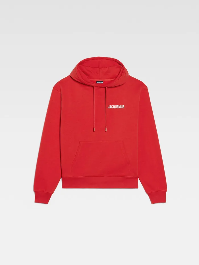 JACQUEMUS Sweatshirts and Joggings Hooded Sweatshirt Red 8211 Men