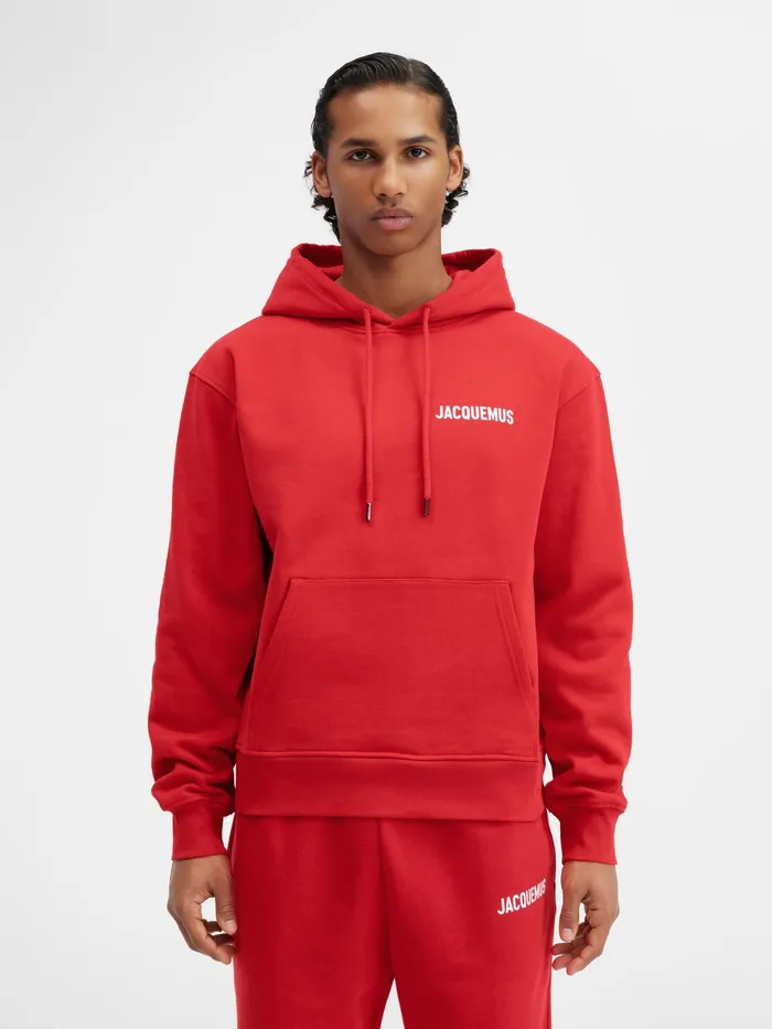 JACQUEMUS Sweatshirts and Joggings Hooded Sweatshirt Red 8211 Women