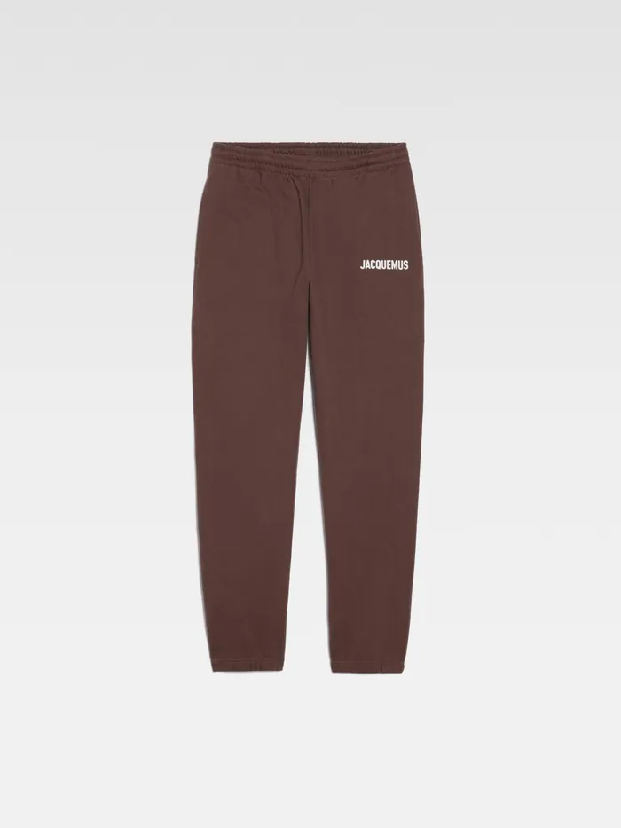 JACQUEMUS Sweatshirts and Joggings Logo Printed TrackPants Brown 8211 Women