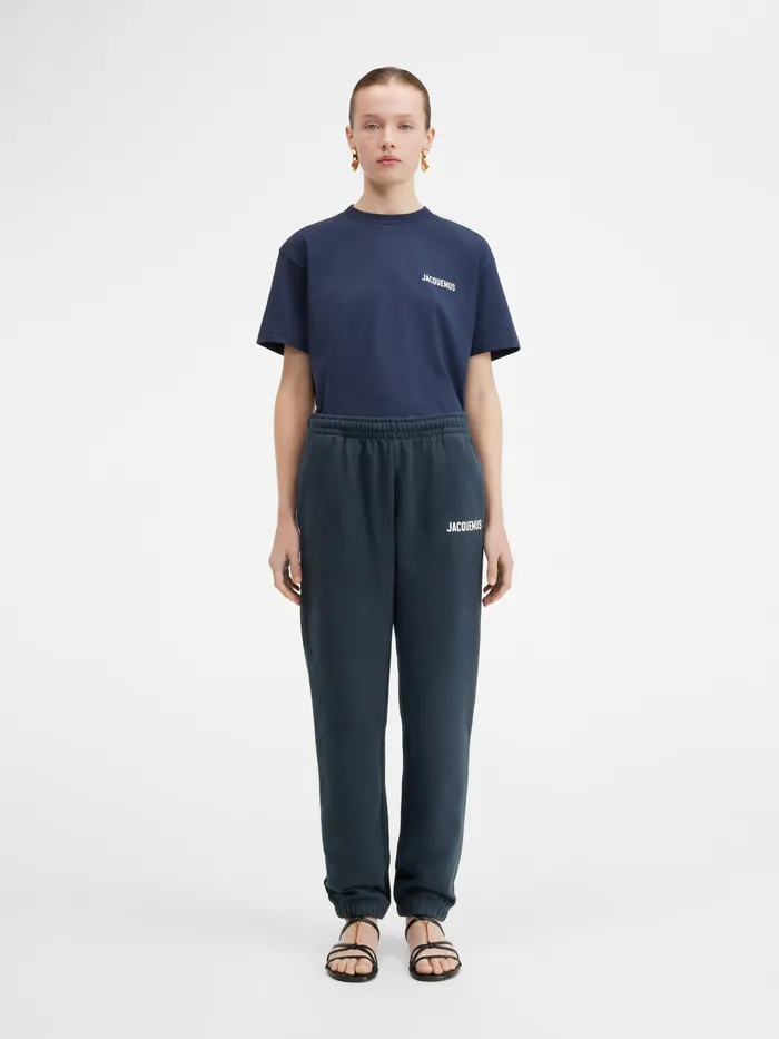 JACQUEMUS Sweatshirts and Joggings Logo Printed TrackPants Dark Navy 8211 Women