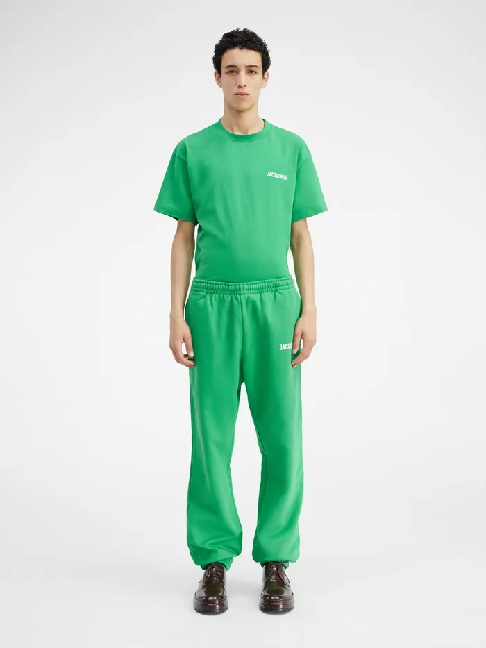 JACQUEMUS Sweatshirts and Joggings Logo Printed TrackPants Green 8211 Women