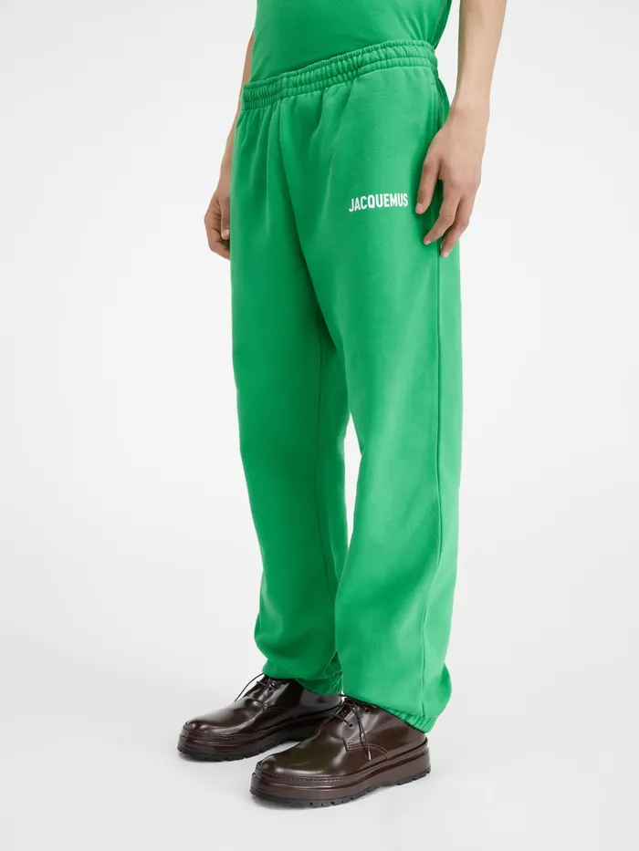 JACQUEMUS Sweatshirts and Joggings Logo Printed TrackPants Green 8211 Women