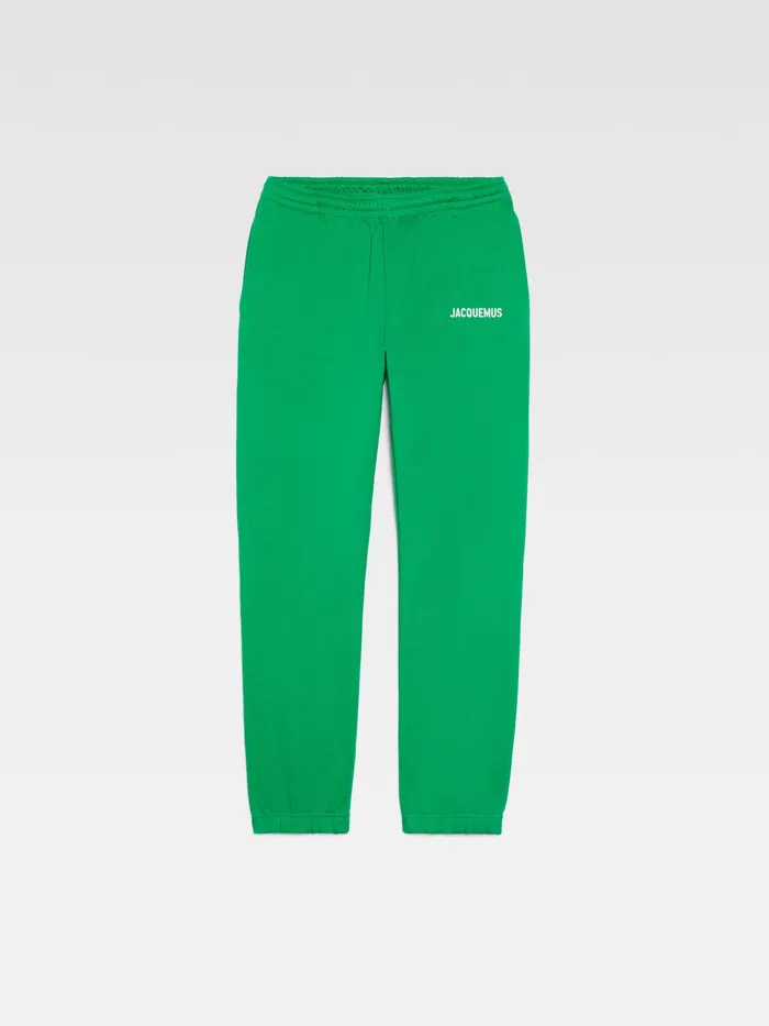 JACQUEMUS Sweatshirts and Joggings Logo Printed TrackPants Green 8211 Women
