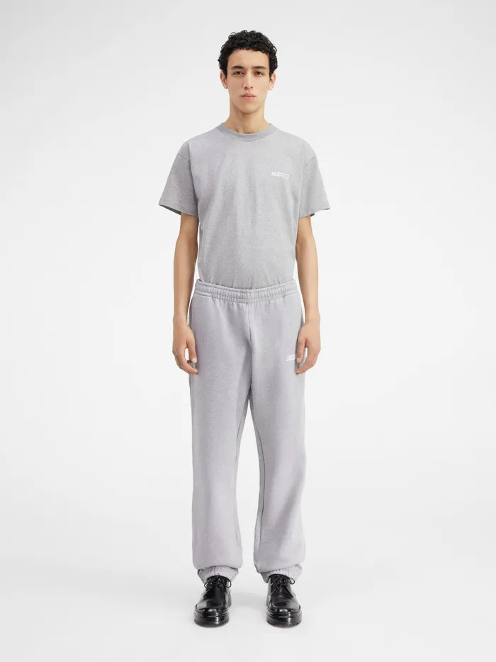 JACQUEMUS Sweatshirts and Joggings Logo Printed TrackPants Grey 8211 Men
