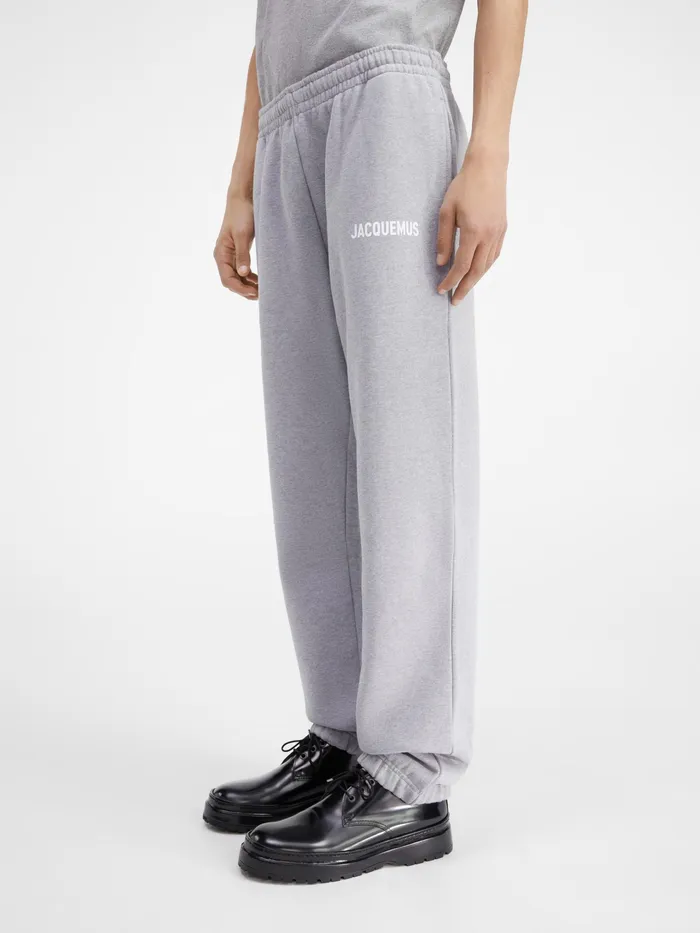 JACQUEMUS Sweatshirts and Joggings Logo Printed TrackPants Grey 8211 Men