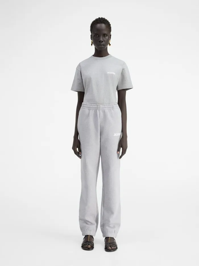 JACQUEMUS Sweatshirts and Joggings Logo Printed TrackPants Grey 8211 Men