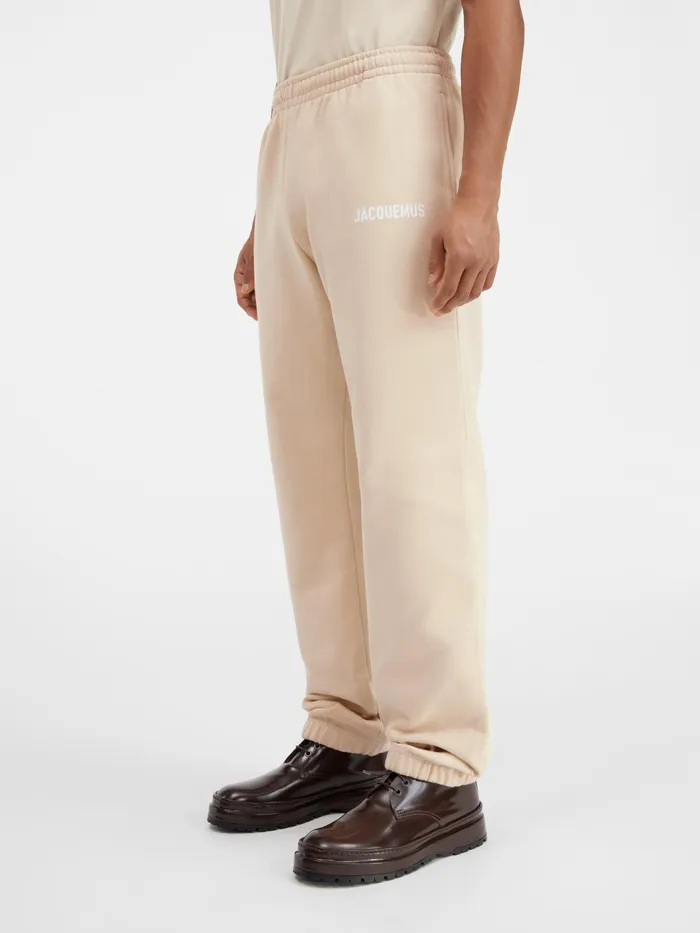 JACQUEMUS Sweatshirts and Joggings Logo Printed TrackPants Light Beige 8211 Women