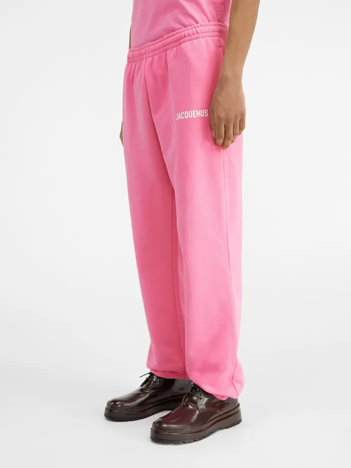 JACQUEMUS Sweatshirts and Joggings Logo Printed TrackPants Pink 8211 Men