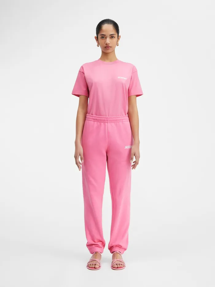 JACQUEMUS Sweatshirts and Joggings Logo Printed TrackPants Pink 8211 Men