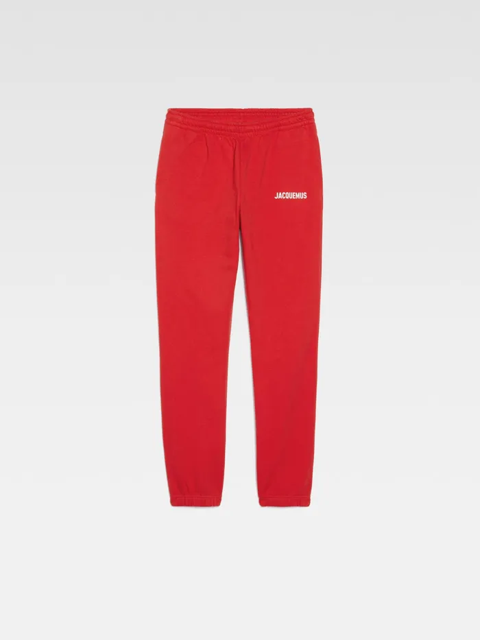 JACQUEMUS Sweatshirts and Joggings Logo Printed TrackPants Red 8211 Men