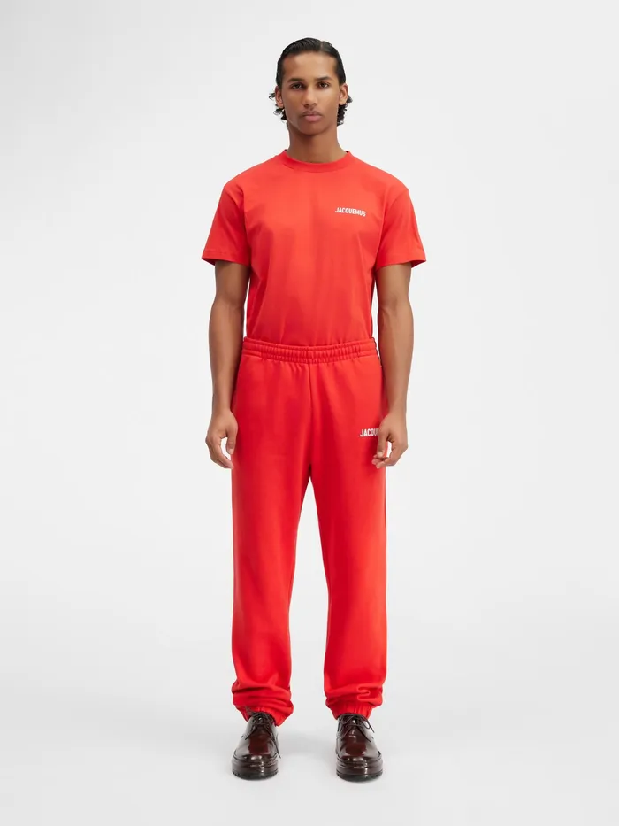 JACQUEMUS Sweatshirts and Joggings Logo Printed TrackPants Red 8211 Men
