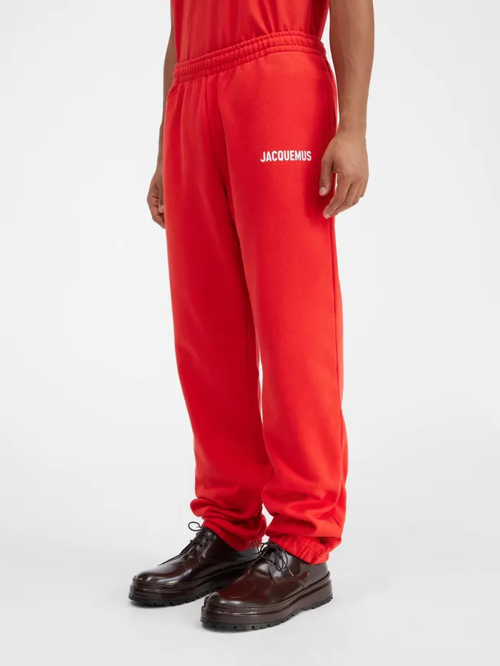 JACQUEMUS Sweatshirts and Joggings Logo Printed TrackPants Red 8211 Men
