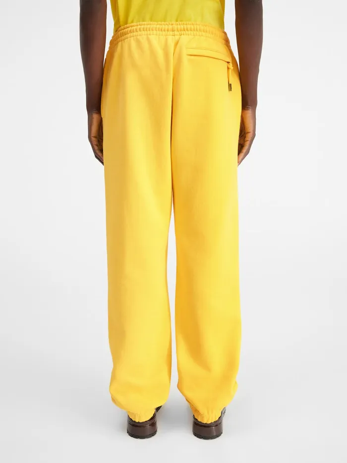 JACQUEMUS Sweatshirts and Joggings Logo Printed TrackPants Yellow 8211 Men