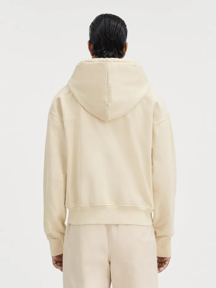 JACQUEMUS Sweatshirts and Joggings Wave Logo ZipUp Hoodie Light Beige 8211 Men