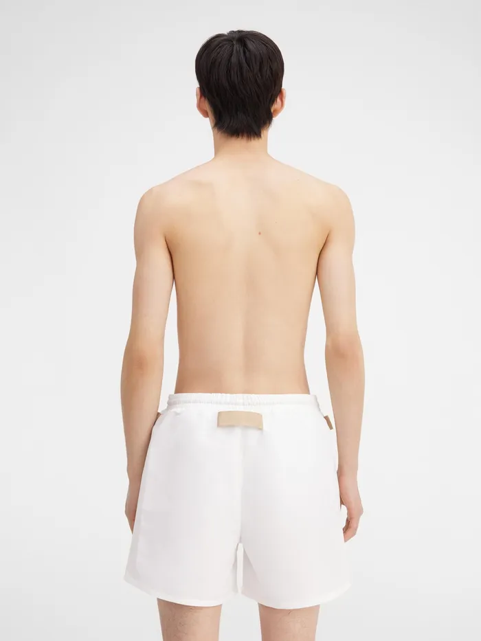 JACQUEMUS Swimwear Grosgrain Logo Swimsuit Print Spirale Sun Print Beige Spirale Sun 8211 Men